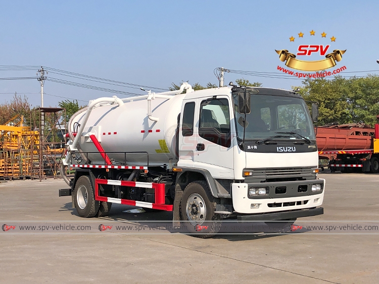 10,000 litres Sewer Vacuum Truck ISUZU - RF